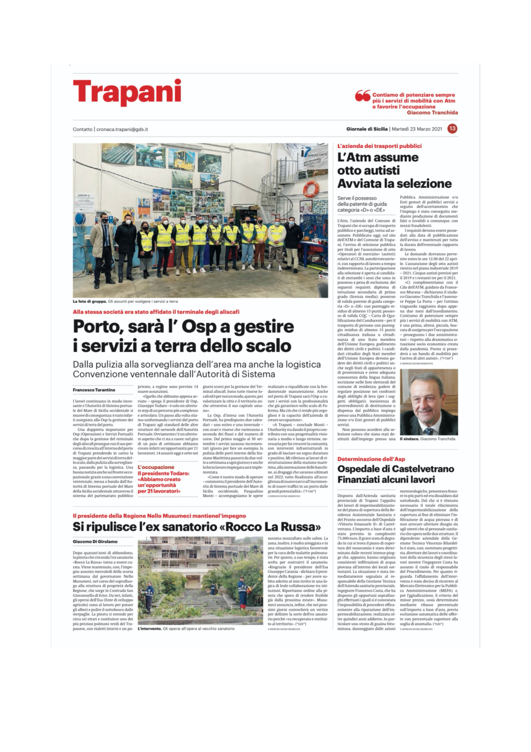 OSP a TRAPANI GDS edizione TP